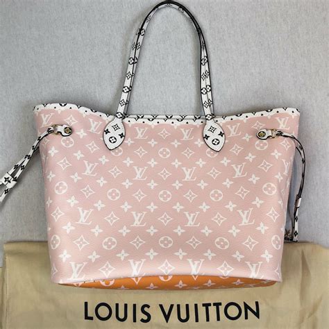 louis vuitton white bag pink inside|louis vuitton pink tote bag.